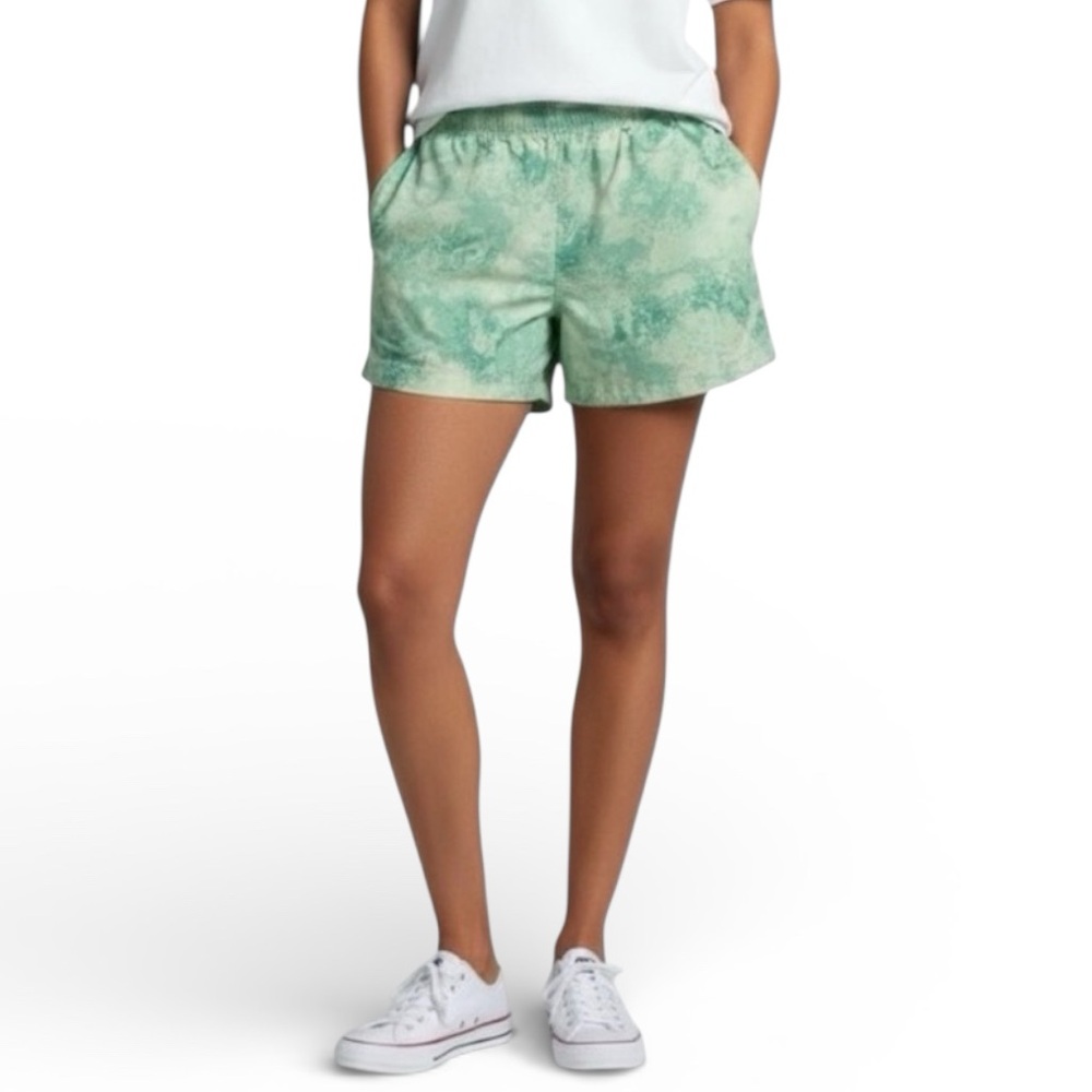 Columbia PFG Super Backcast Water Shorts Women’s XL Seafoam Green Print